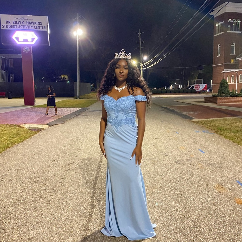 Light Blue ball gown